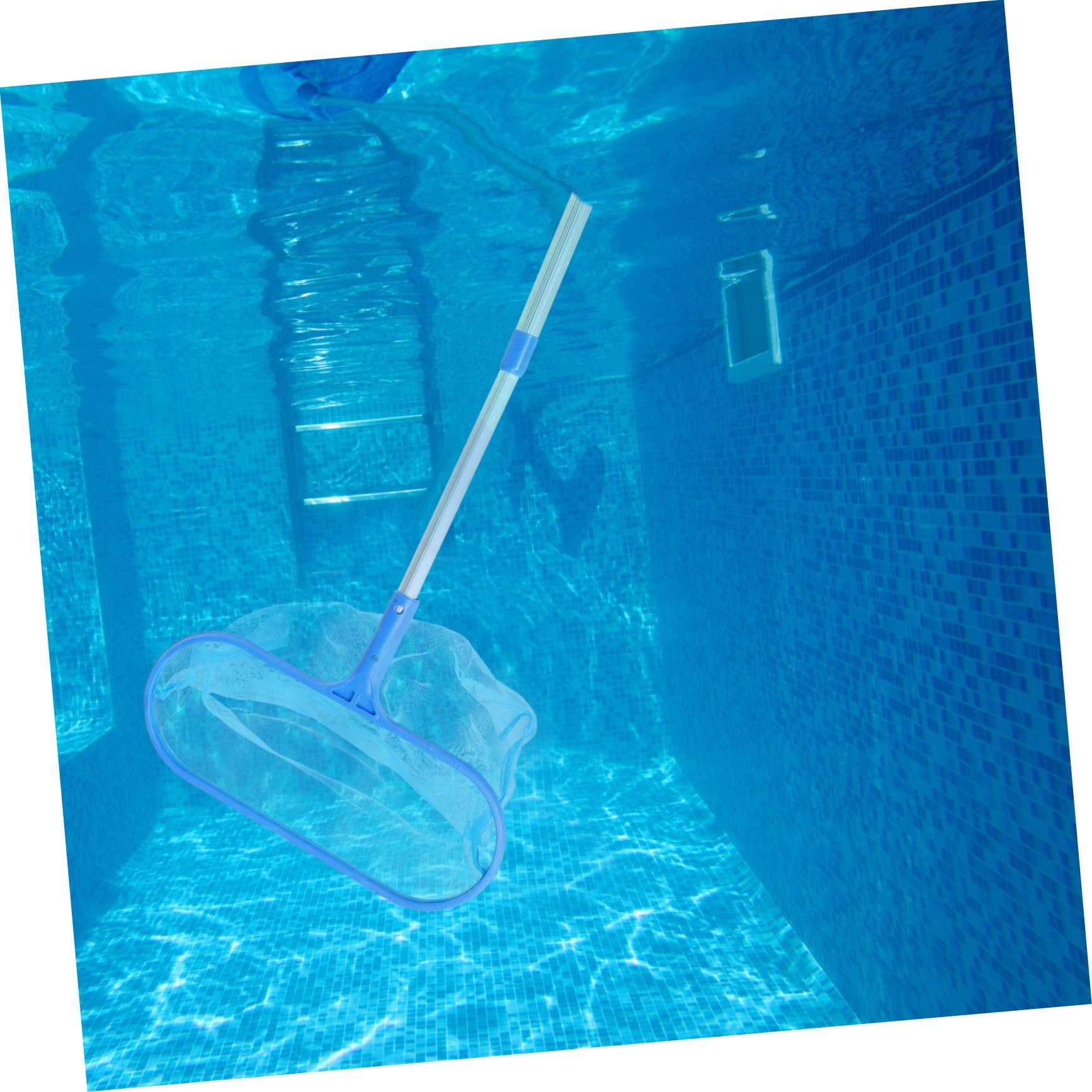 SUPVOX Limpieza para Piscinas con Mango Telescópico de Herramienta para Recoger y Diseño Ligero y Deslizante Fácil de y Almacenar para de Estanques y Piscinas al Aire