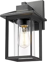 Vista 8 de Luz de poste para exteriores, lámparas de poste exterior, accesorio de iluminación para poste de camino, accesorio de luces de poste en acabado Negro