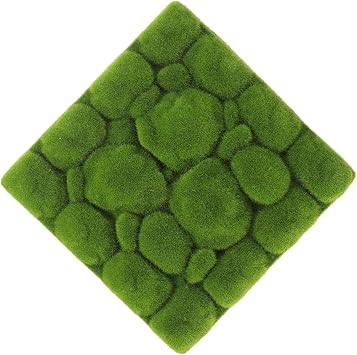 Moss Wall DIY Artificial Foam Green Stone Foams Tile Board, for Home Living Room Bedroom 30x30cm