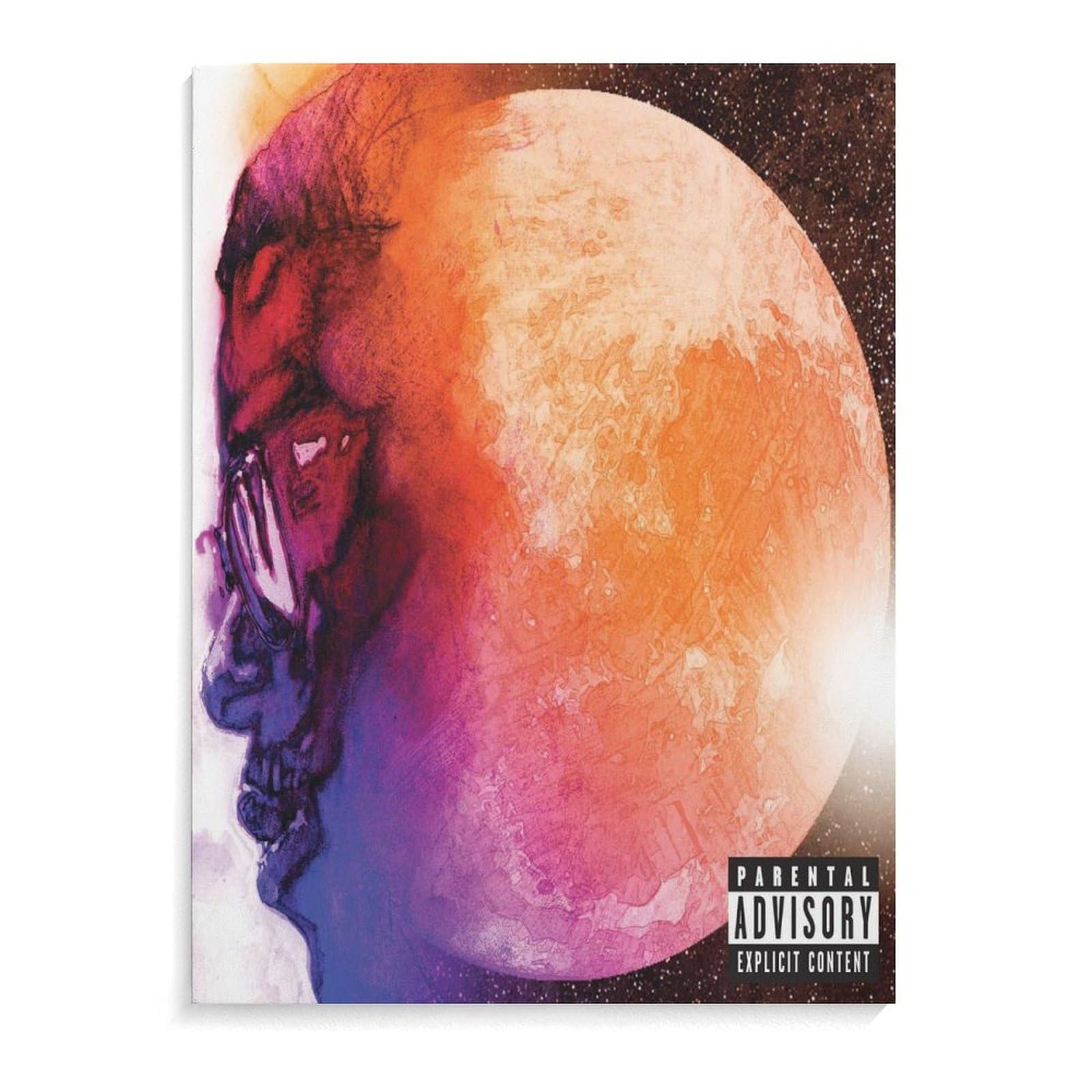 Posters & Prints Kid Room Decor Cudi Poster Man on The Moon Music Posters The End of Day Album Cove Canvas Wall Art Prints for Wall Decor Room Decor Bedroom Decor Gifts Posters 12x16inch(30x40cm) U