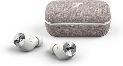 Sennheiser ゼンハイザー Bluetooth 完全ワイヤレスイヤフォン MOMENTUM True Wireless 2, M3IETW2 WHITE <<ノイズキャンセリング、LDSアンテナ、Bluetooth 5.1、ドイツ本社開発7mmドライバー、aptX、IPX 4 防滴、7+21時間再生【国内正規品】