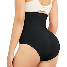 Irisnaya Butt Lifting Panties with Pads, Shapewear Padded Underwear Women | Booty enhancer shapewear with removable pads creates a fuller look. High waist and breathable fabric offer daily comfort.
