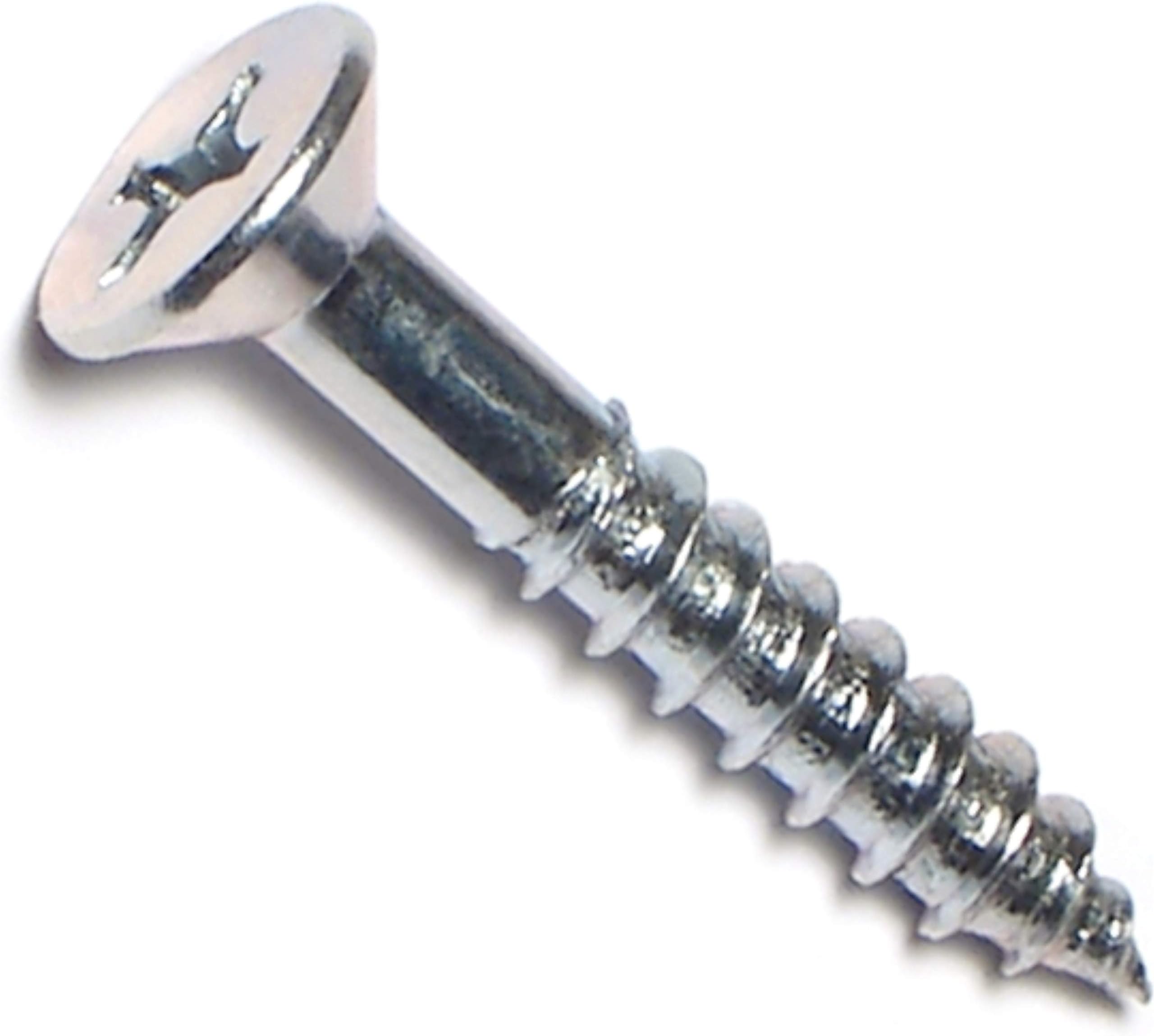 Hard-to-Find Fastener 1.5-Inch Phillips Head Flat Wood Screws, No. 14, 100-Piece