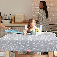 Vista 6 de Tapete antisalpicaduras para debajo de la silla alta, antideslizante, impermeable, tapetes de piso para la hora de comer, lavables, portátiles