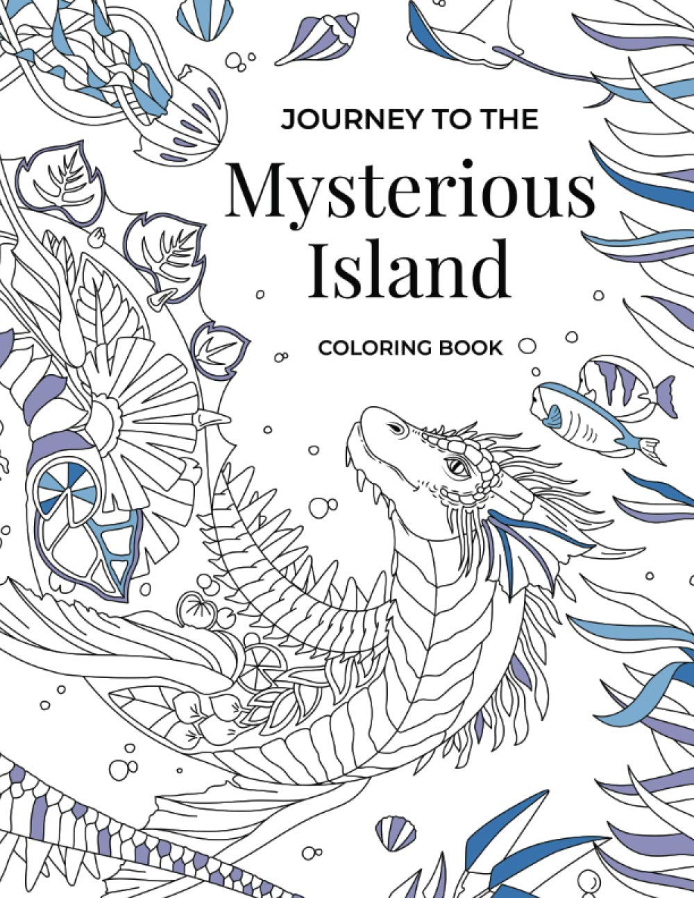 Buy Journey to the Mysterious Island Coloring Book Find Majestic