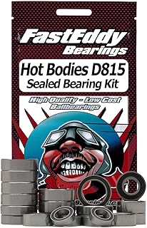 FastEddy Bearings Compatible with Hot Bodies Ty Tessmann D815 Sealed Bearing Kit