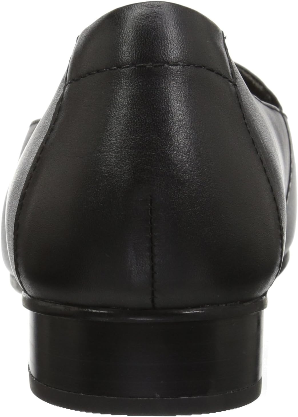 Clarks womens Juliet Lora Loafer, Black Leather, 8.5 Wide US