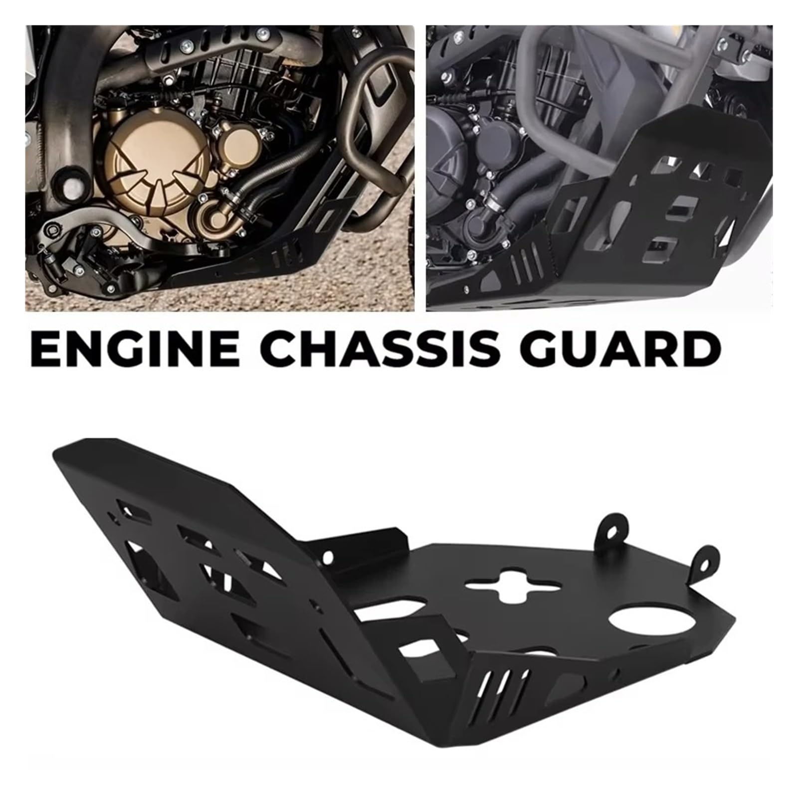Protector Motor Cubre Carter para Loncin para VOGE 300 para Rally GY para RALLY300 Cubierta Protección Motor Chasis Debajo Placa Deslizamiento Protector Panza