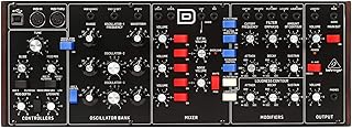 Behringer MODEL D Authentic Analog Synthesizer with 3 VCOs, Ladder Filter, LFO and Eurorack Format