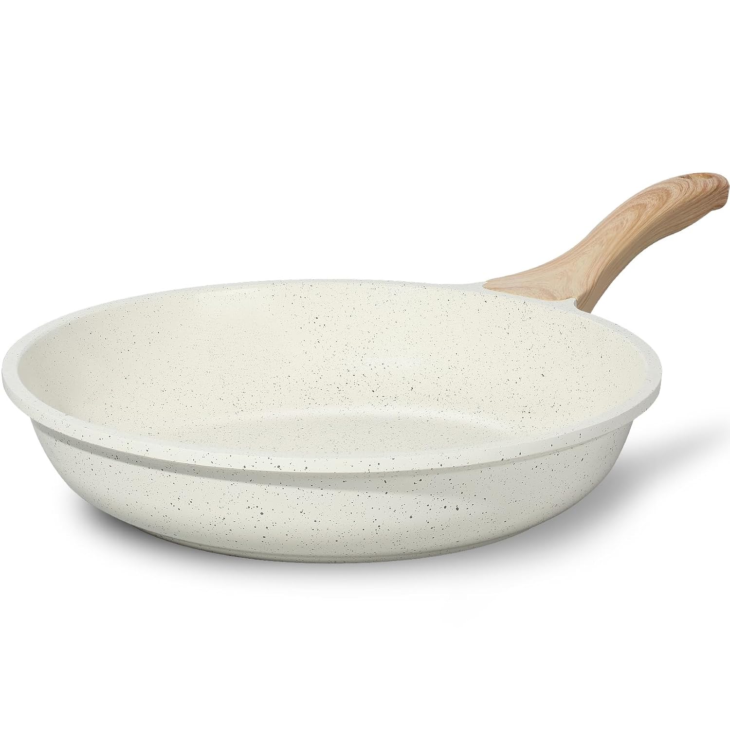 ESLITE LIFE Nonstick Ceramic Frying Pan Skillet Non-Toxic Egg Omelette Kitchen Cooking Pans Compatible with All Stovetops Gas