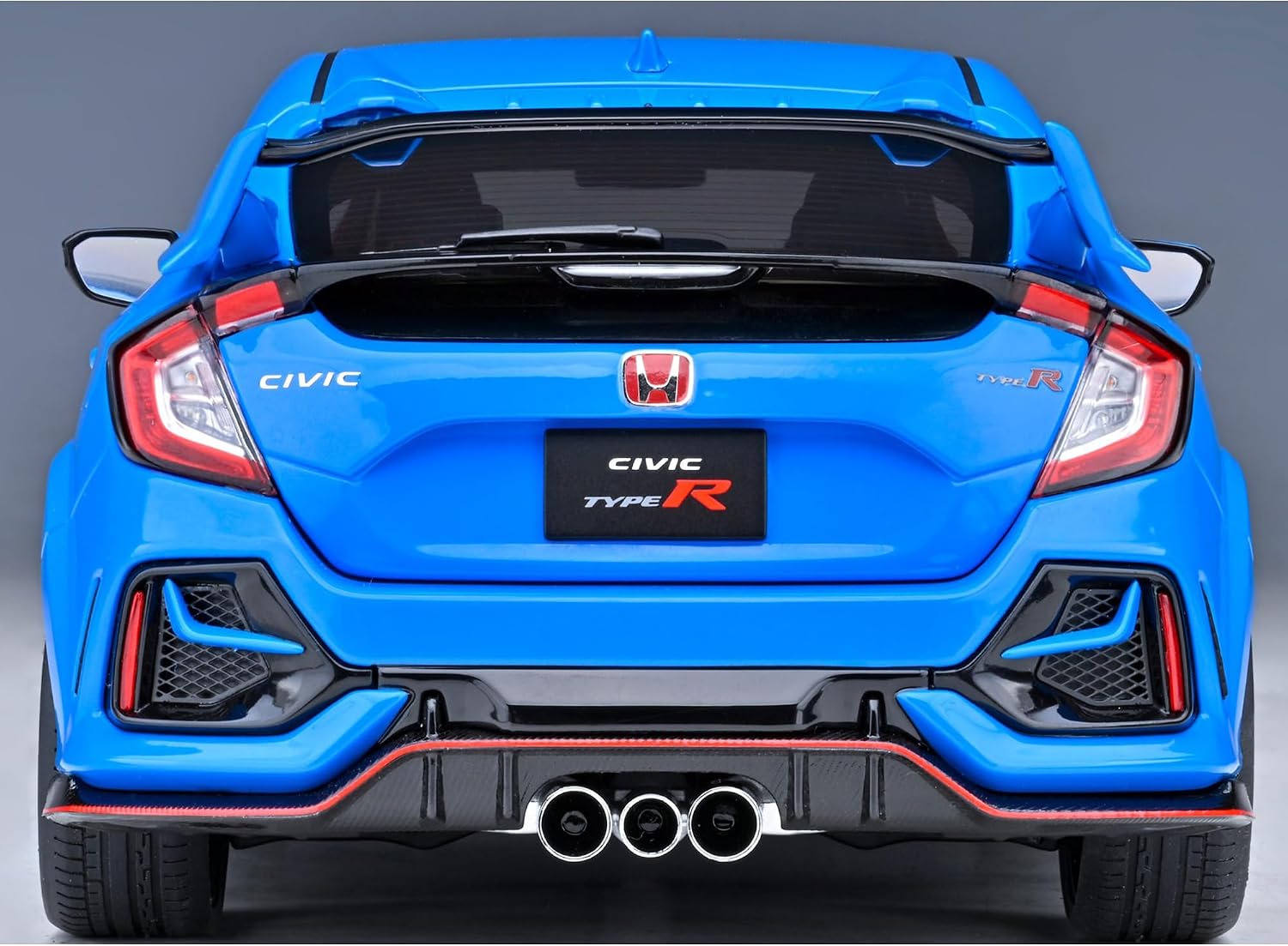2021 Civic Type R (FK8) RHD (Right Hand Drive) Racing Blue Pearl 1/18 Model Car by Autoart 73224