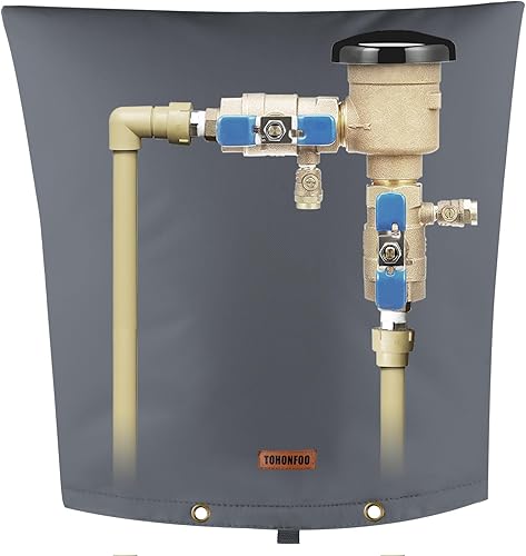 Miniatura 7 de Cubierta aislante de tubería para prevención de reflujo (5F) - Bolsa aislada para válvula de riego - Cubierta de bomba de pozo de agua - 5 capas