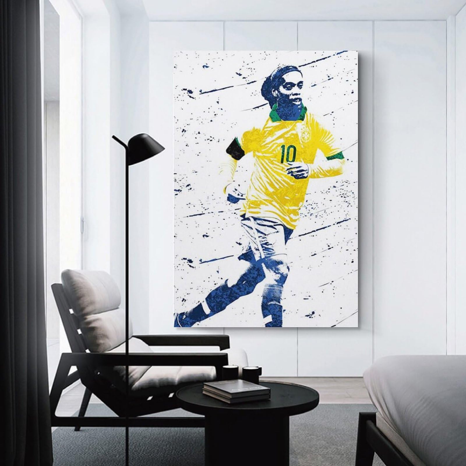 Amazon.co.jp: ポスターロナウジーニョ写真画像サッカーアートパネル