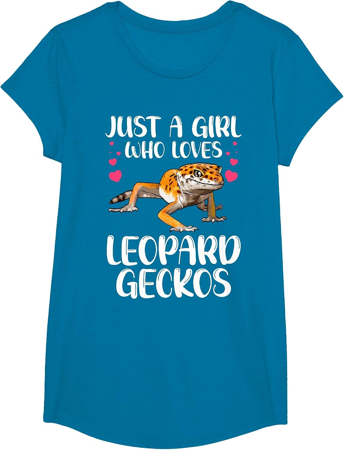 Cool Leopard Gecko for Girls Women Pet Lizard Reptile Lovers T-Shirt