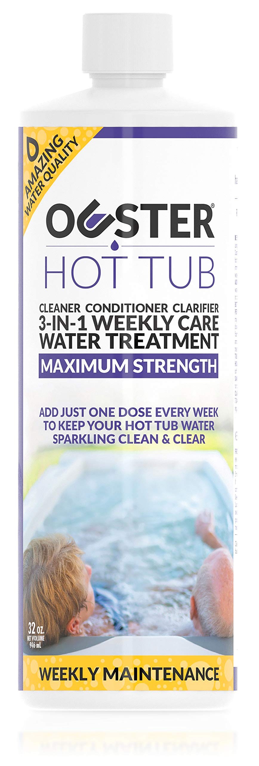 Buy Ouster Hot Tub Cleaner 3in1 Weekly Care for Portable Hot Tubs