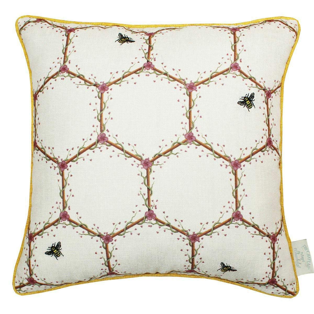 The Chateau by Angel Strawbridge 1 x HONEYCOMB Feather Filled Cushion 43 x 43 cm