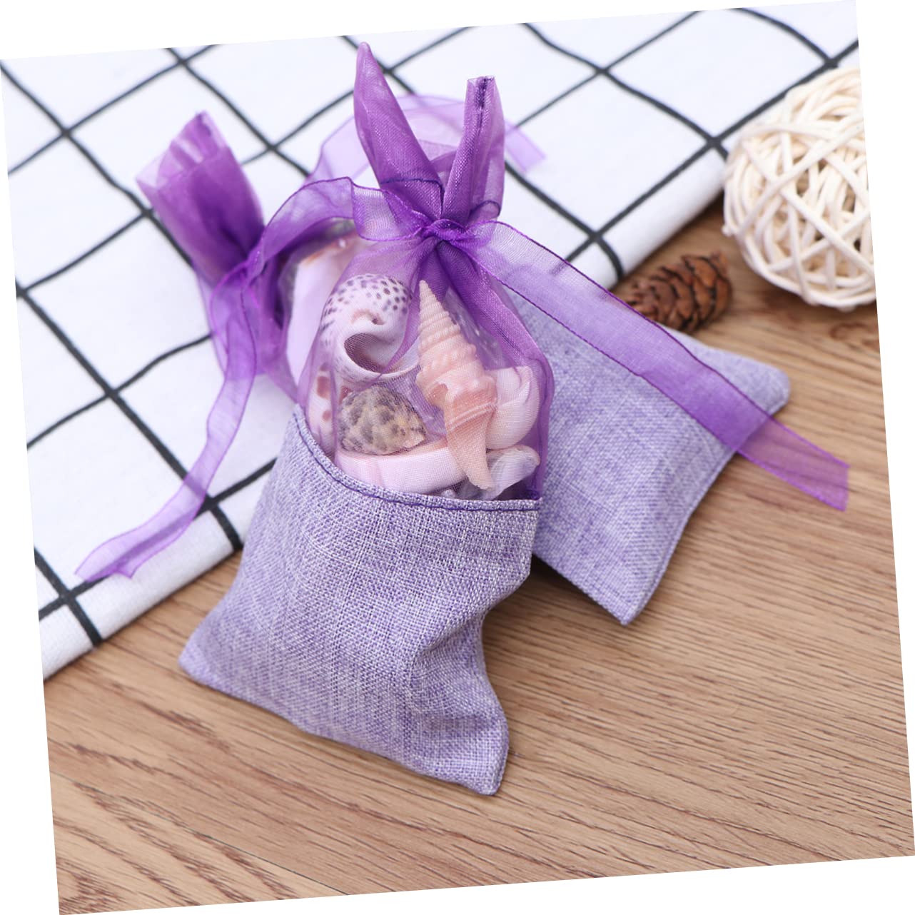 Cabilock 72stücke Lavendelsäckchen Duftbeutel Aus Hochwertigem Organza Für Aromatherapie Hochzeitsgeschenke -projekte Mit Kordelzug Für Und Dekorationen