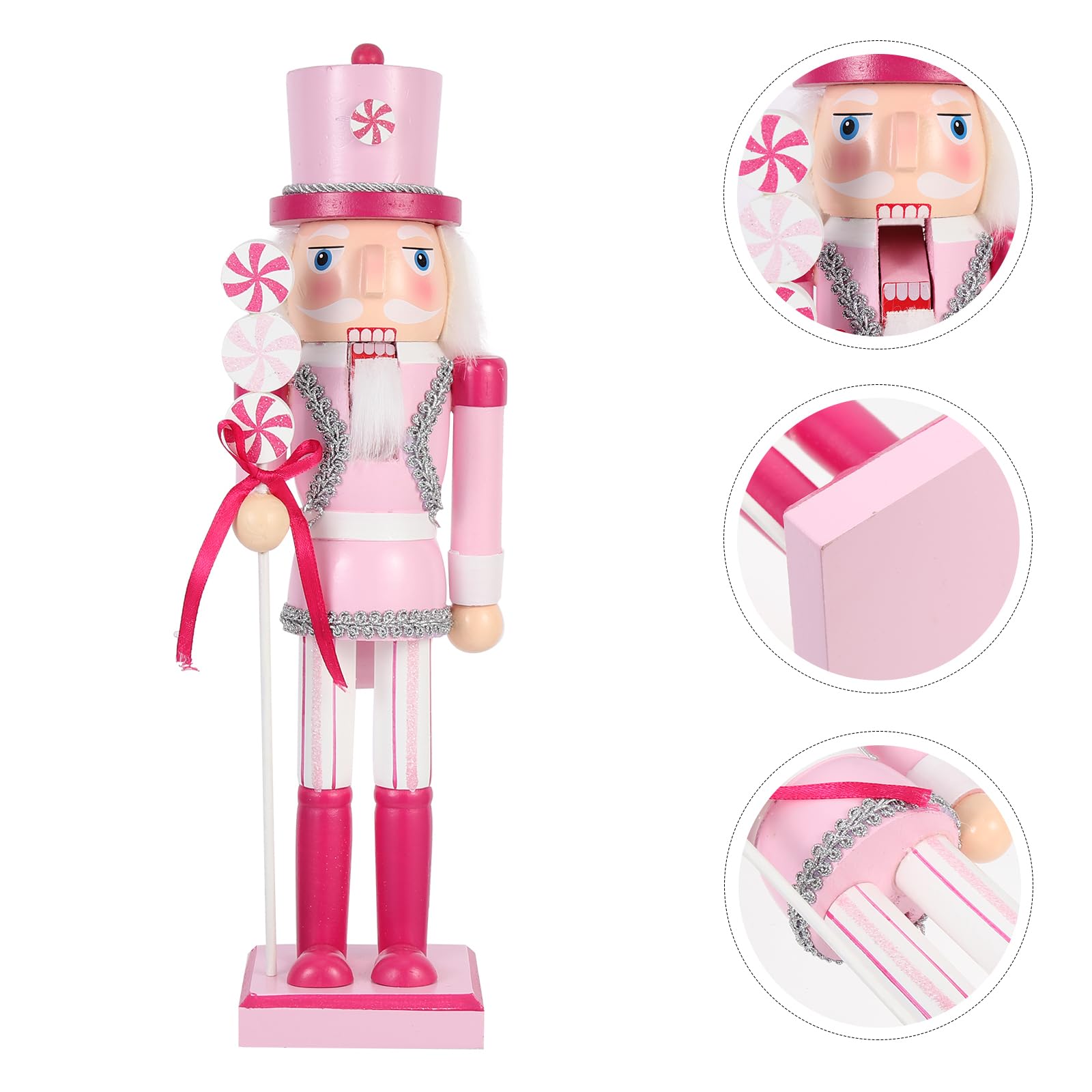 VALICLUD Nussknacker-Soldat Weihnachts-Nussknacker Sammlerplätzchen Nussknacker-Weihnachtsdekoration Ornament Für Weihnachten Nussknacker-Ornamente Weihnachtsknacker Mini-Dekor