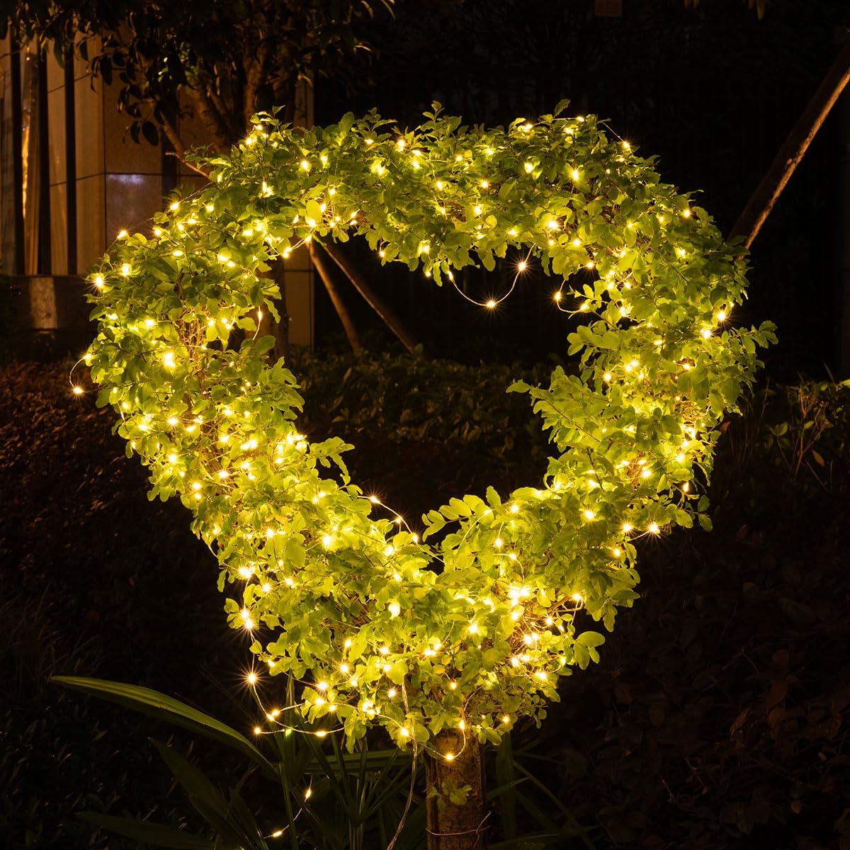 1000 LED Plug in Fairy Lights 328FT Long Bright Warm White String Lights with Remote for Christmas Tree, Patio, Garden, Porch, Backyard, Wedding Party