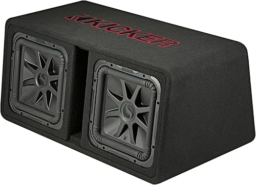 Miniatura 6 de KICKER 45DL7R122 L7R 12" Subwoofers duales+paquete de subcaja ventilada con amplificador mono Rockville+kit de amplificador (3 artículos)