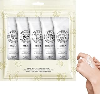 loção para as mãos, 5 peças loção para as mãos viagem, Creme para as mãos para mãos secas e rachadas Mãos trabalho, Dia das Mães Dia dos Namorados Presentes Natal Sritob