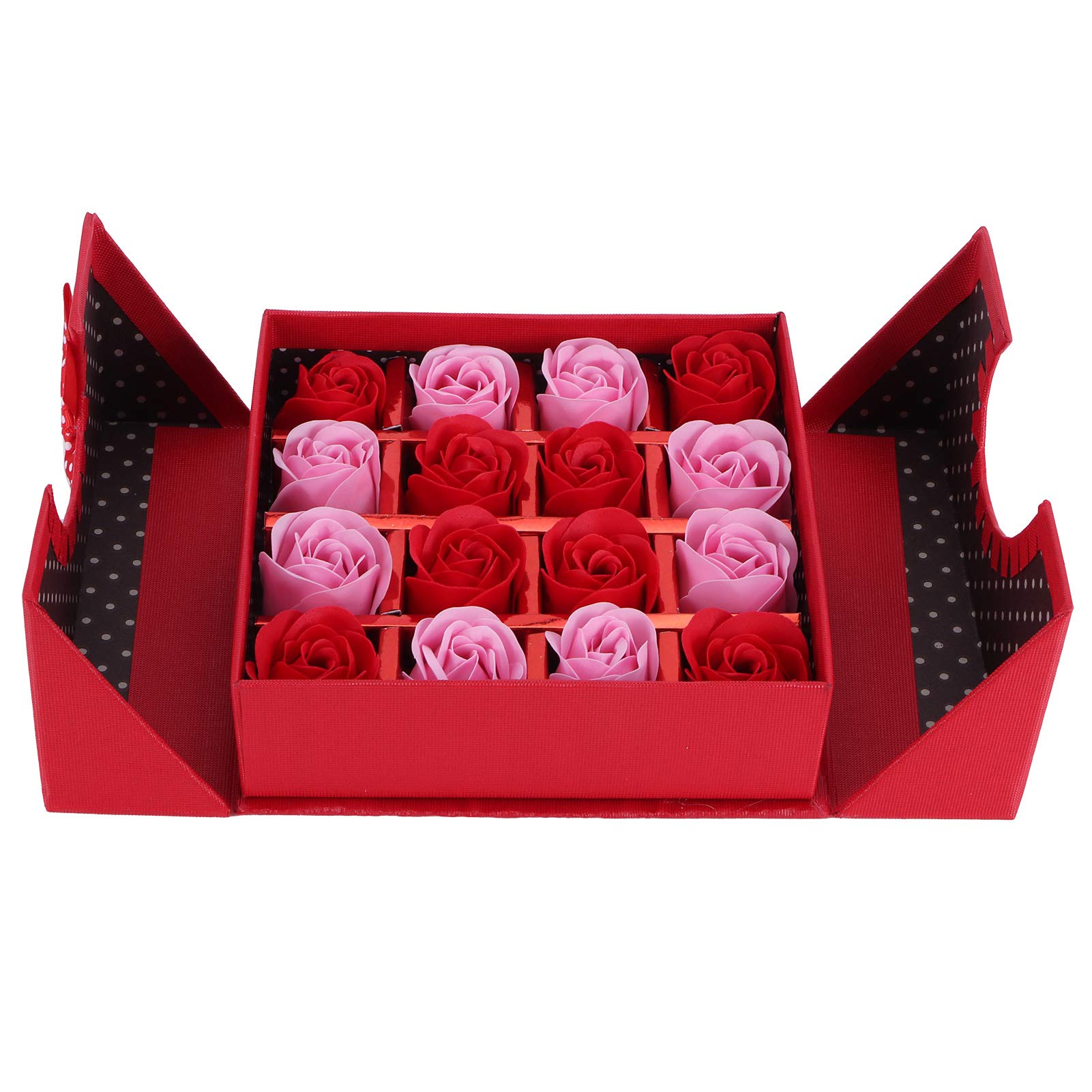 Roses artificielles en PE Haofy avec coffret cadeau élégant pour la Fête des Mères