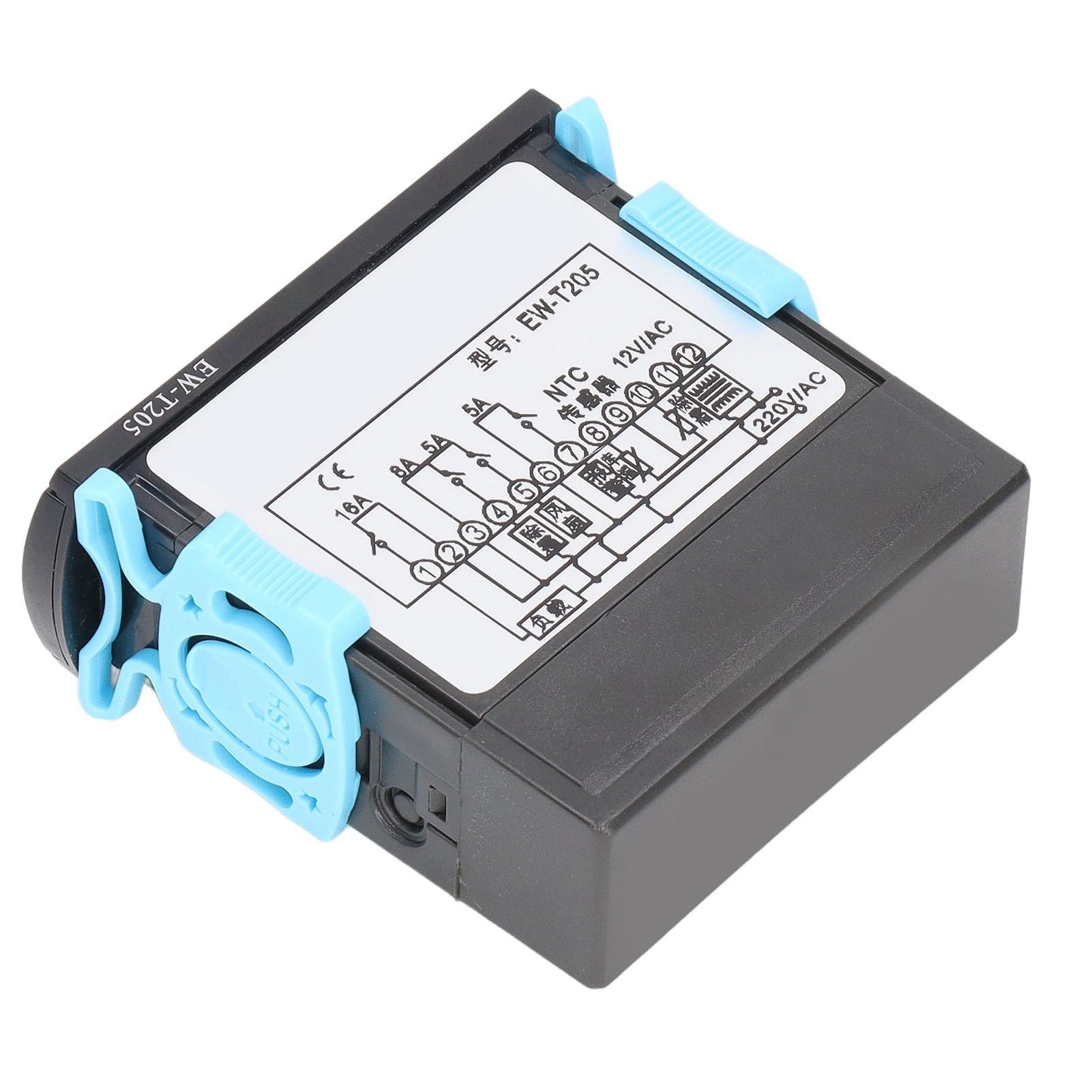 Termostato intelligente digitale dedicato per l'archiviazione del regolatore di temperatura AC12V Design ultra sottile per apparecchiature di refrigerazione con trasformato