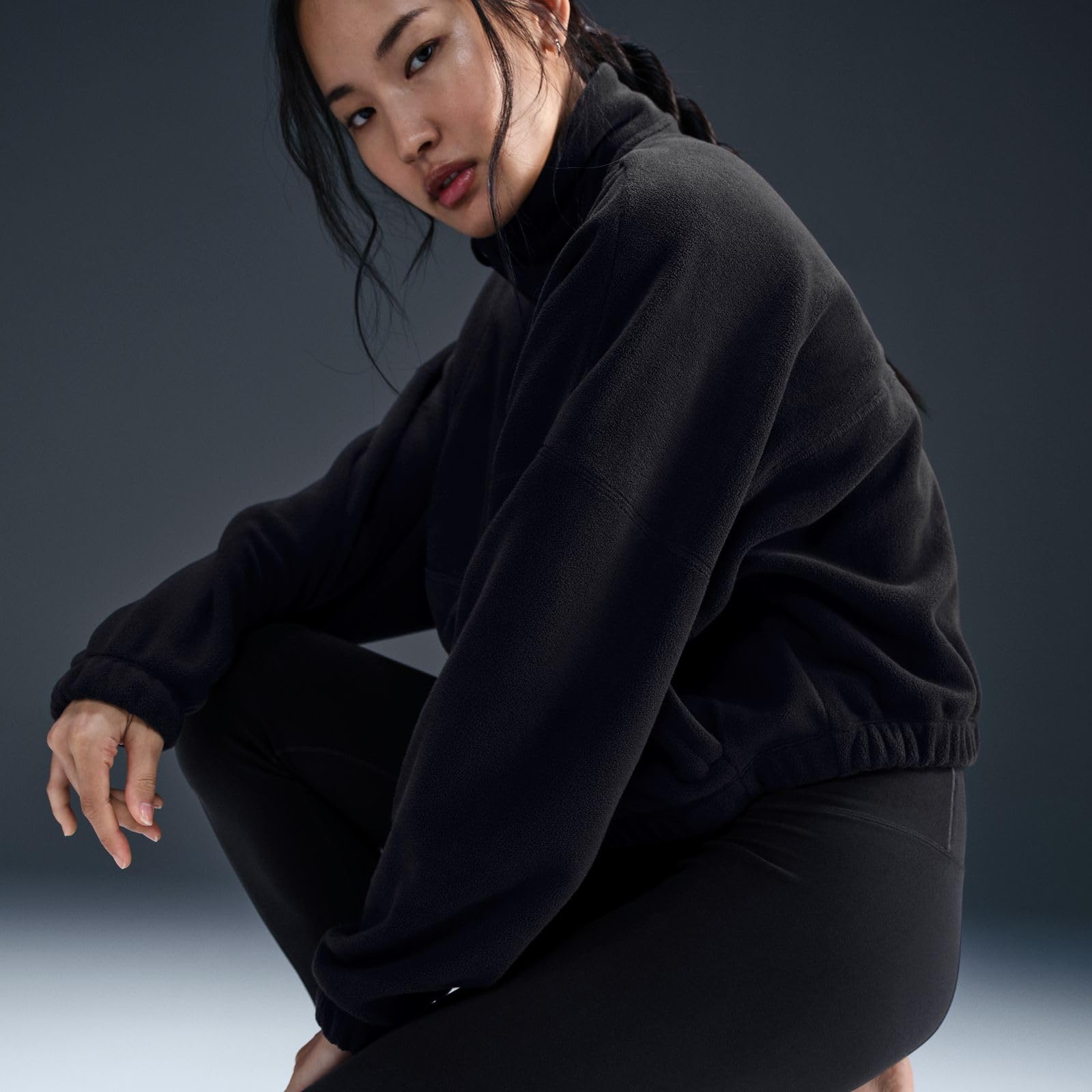 Nike Nike One Therma-Fit Oberteil mit 1/2 Reißverschluss für Damen Parte Superiore Donna