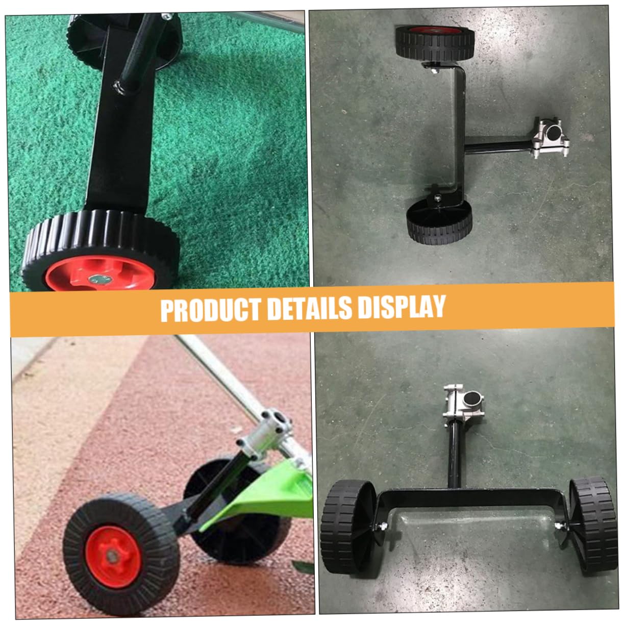 2piezas Ruedas De Soporte Para Cortacésped Para Generador Herramientas Para Césped Fácil Movimiento