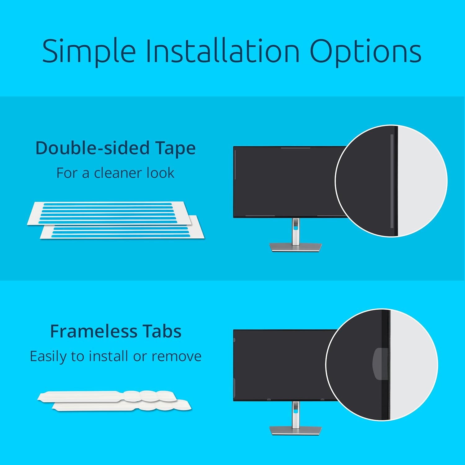 Kensington Edge-to-Edge Privacy Screen 40 inch 21:9 Privacy Filter for Desktop Monitor, Anti-Glare Blue Ray Reduction Computer Privacy Filter K55432WWA