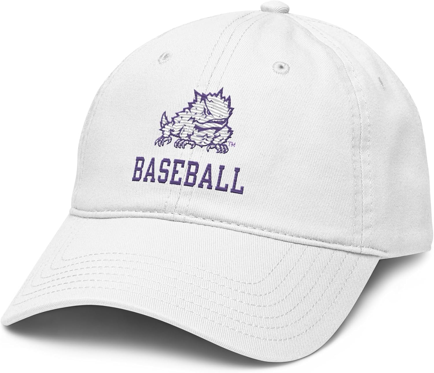 TCU Horned Frogs Baseball Logo Officially Licensed Adjustable Baseball Hat