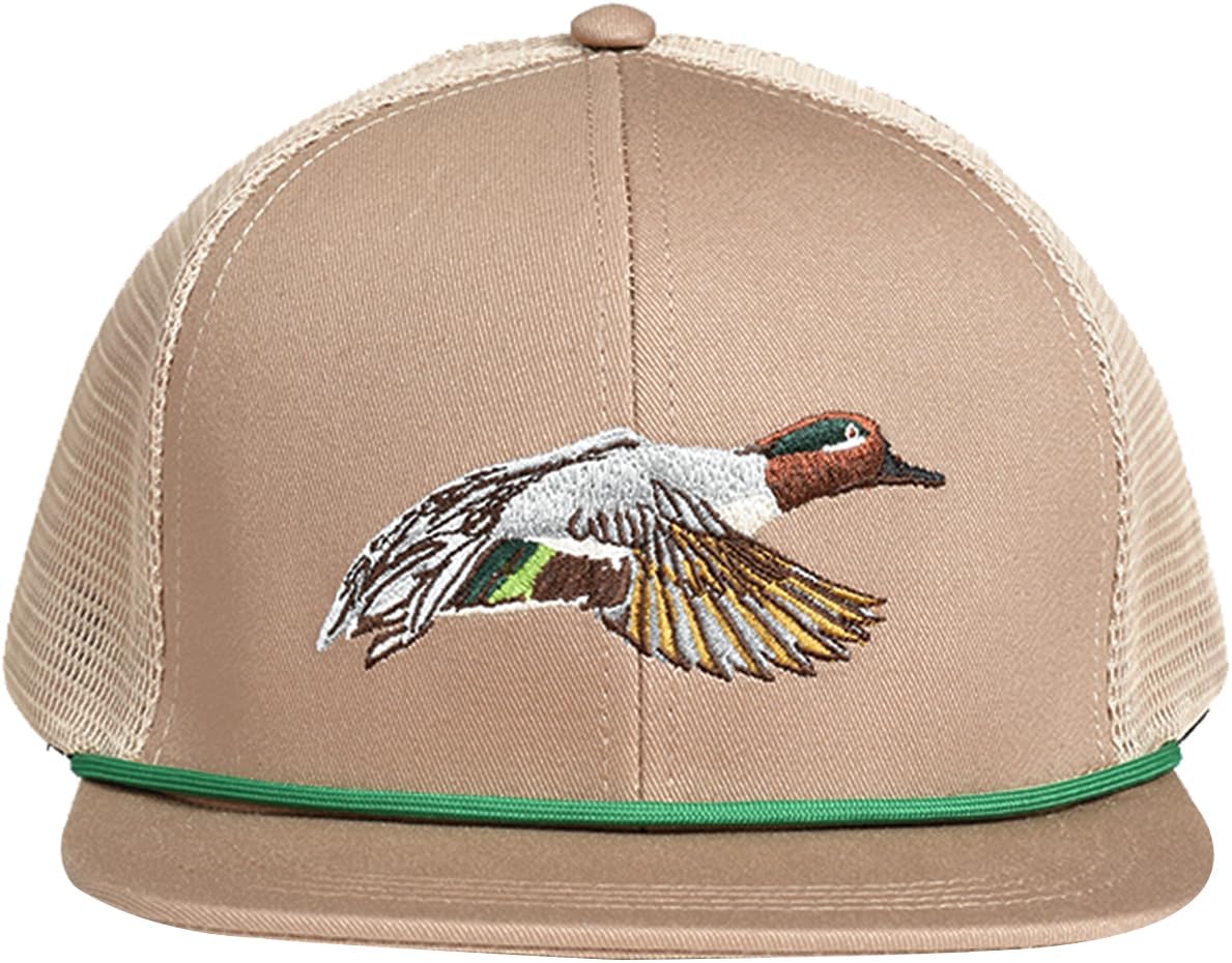 EDTREK Outdoorsman Pro Trucker Breathable Mesh Performance Cap - Flat Brim Snapback Hat - Image 2