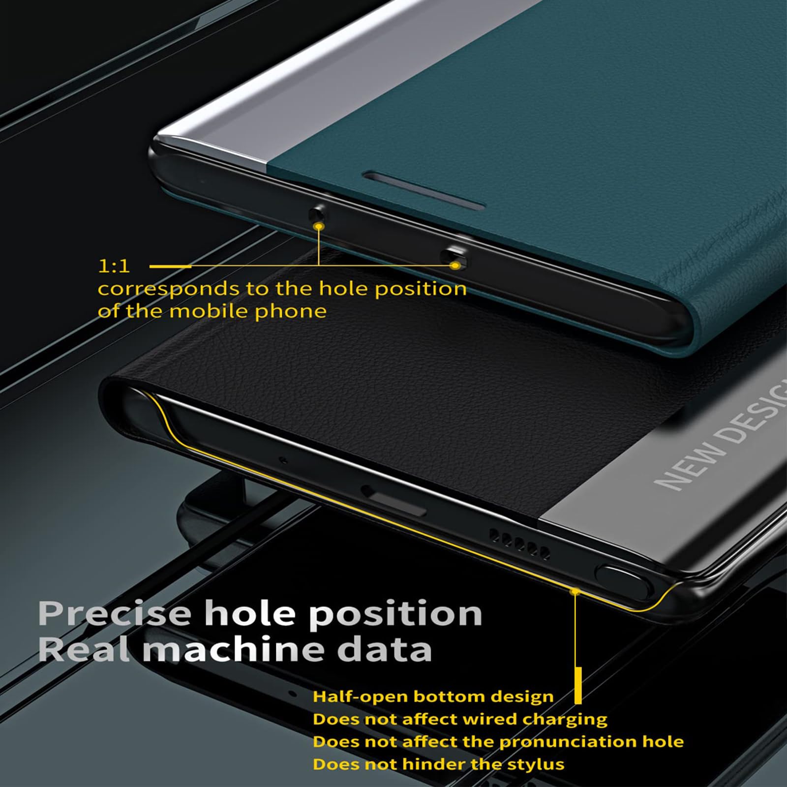 Klapphülle für Samsung Galaxy S25 Ultra/S25 Plus/S25, Dünne Galvanik Leder Handyhülle mit Standfunktion Magnetverschluss Schutzhülle,Grün,S25 Plus