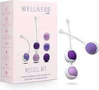Vista 1 de Blush Wellness - Kit de entrenamiento progresivo de Kegel de 6.25 pulgadas, aprieta el músculo vaginal, 9 combinaciones de peso, bolas de huevo