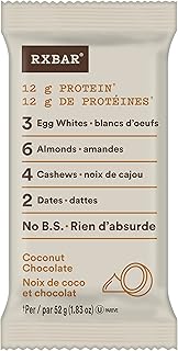 RXBAR Protein Bar Coconut Chocolate 12x52g (Pack of 12)