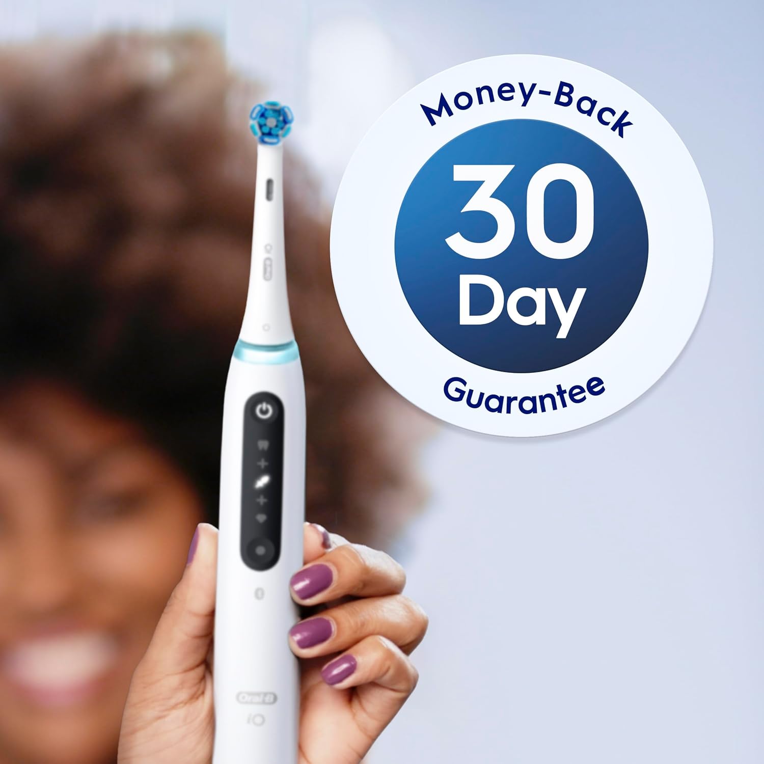 Oral-B iO Series Ultimate Clean Electric Toothbrush Replacement Brush Heads for an Oral-B Electric Toothbrush, 2 Count, White