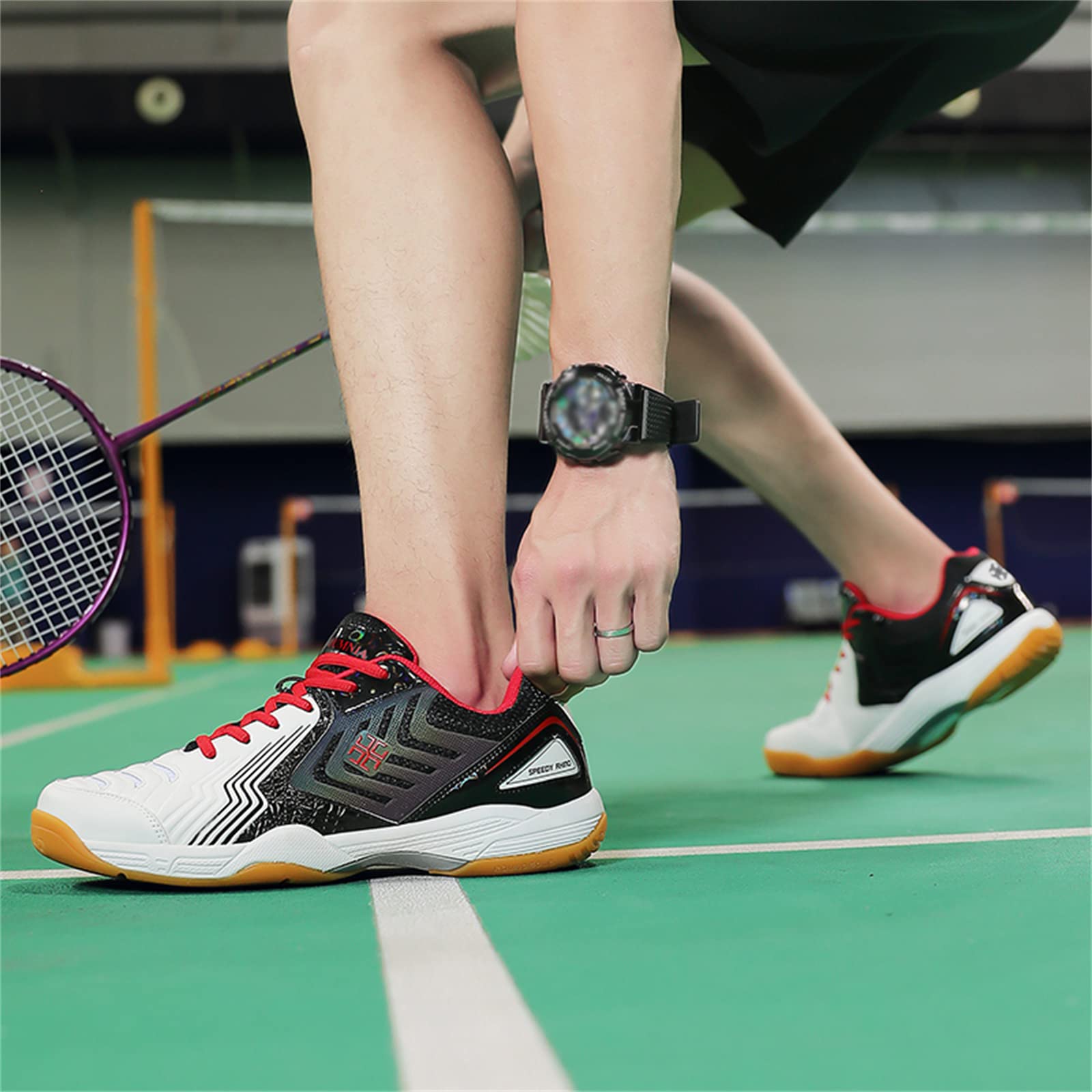 Męskie buty do badmintona Casual Indoor Outdoor Sneaker Miękkie lekkie antypoślizgowe sportowe
