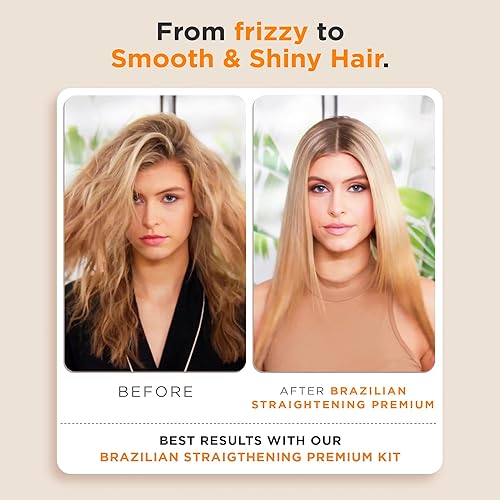 Miniatura 7 de Kativa Tratamiento alisador de queratina brasileña con ácido hialurónico y suero premium  12 semanas de tratamiento alisador sin formaldehído. Todo