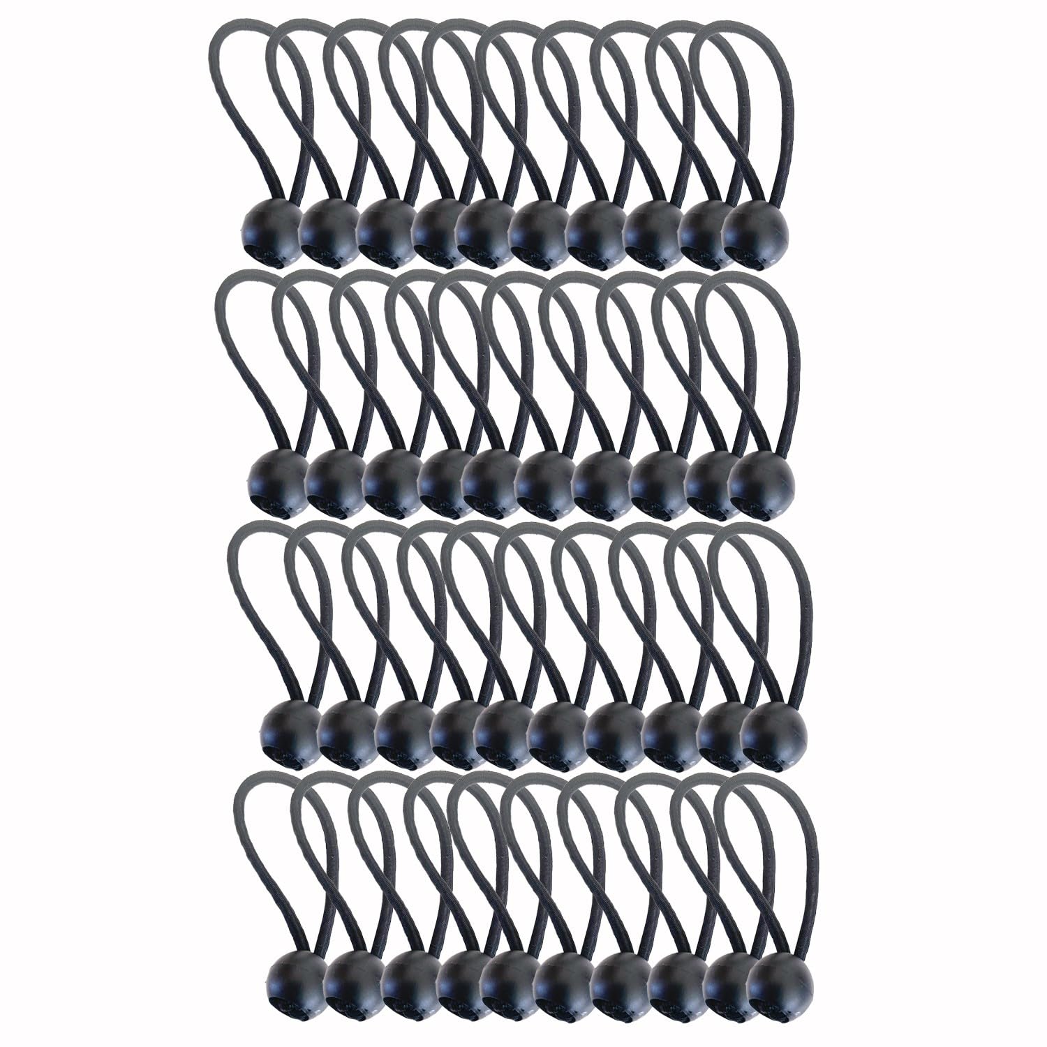 Football Master Set Of 40 Heavy Duty Bungee Cords With Balls