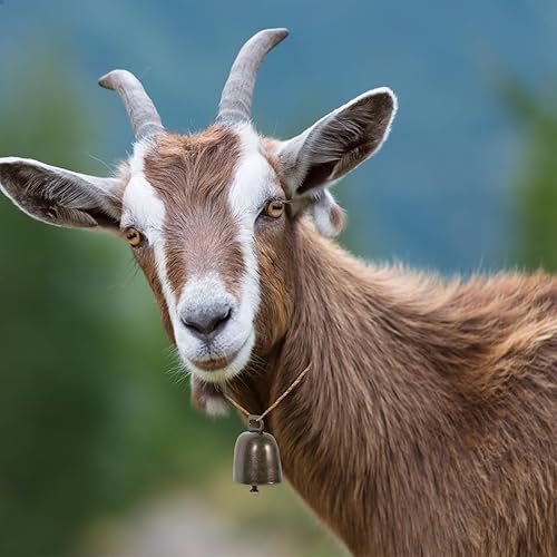 Miniatura 3 de Milisten Campanas de Vaca de Larga Distancia Caballo Ovejas Campanas de Hierro Ganado Fuerte Granja Animal Campana de Pastoreo Bronce Rojo Bronce