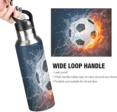 Vista 52 de París - Botella de agua para niños con tapa con pajilla, diseño de la Torre Eiffel París, botella de agua aislada de acero inoxidable a prueba