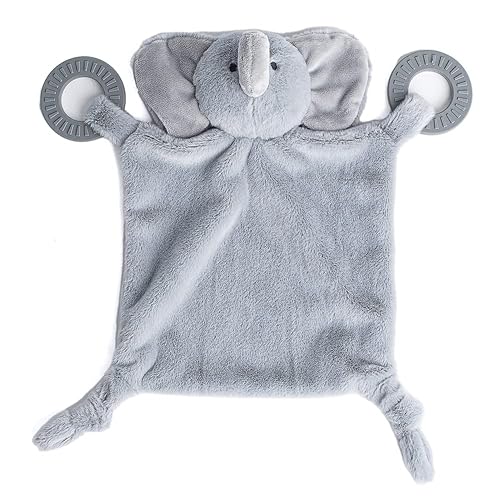 Miniatura 9 de Bella Tunno Teether Buddy - Suave y afelpado para bebé con textura de juguete mordedor y suave cabeza de traqueteo, reconforta y trae alivio de la