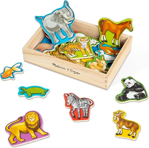 Melissa & Doug - Ahşap Mıknatıslı Hayvanlar (10475)
