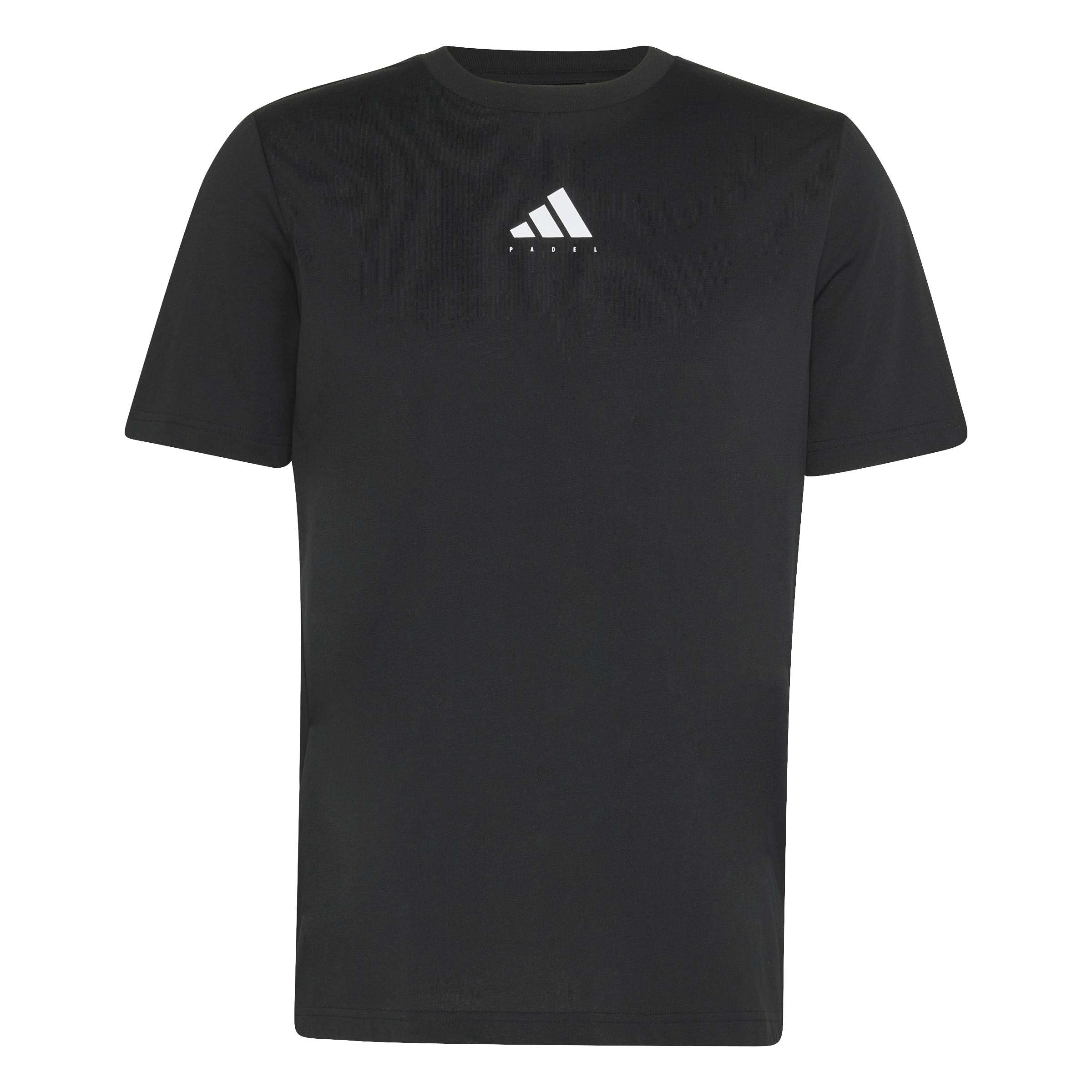 adidas Men's Padel Category Graphic Shirt, Black, XXL