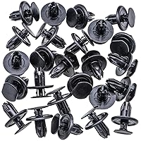 Vista 2 de Rexka 25 piezas de cubierta de parachoques, revestimiento del alerón, protector contra salpicaduras, clip de retención tipo empuje BGV4-56-145