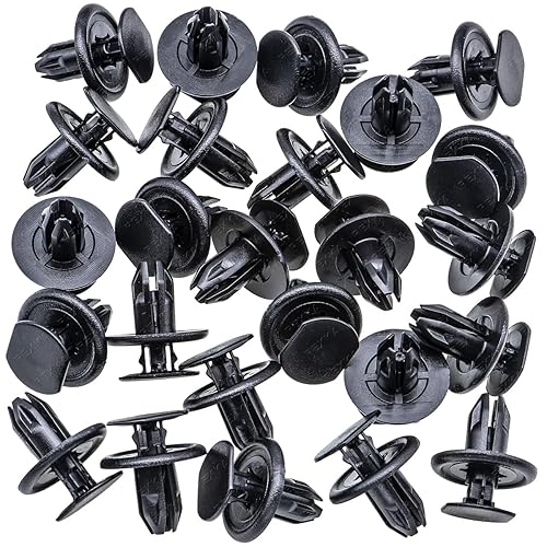 Miniatura 2 de Rexka 25 piezas de cubierta de parachoques, revestimiento del alerón, protector contra salpicaduras, clip de retención tipo empuje BGV4-56-145 para