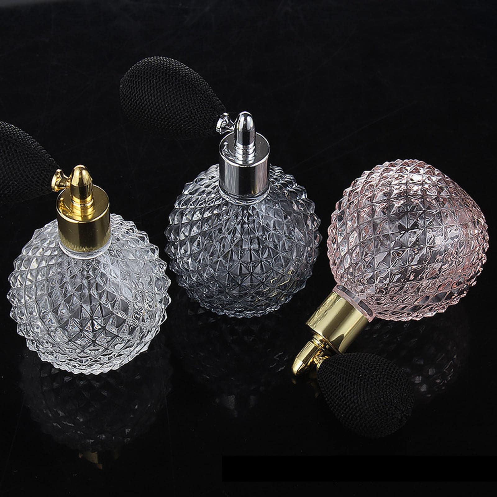 TOG Crystal Refillable Perfume Atomizer Spray Bottle 100ml Empty Perfume Bottles'|Home & Garden| Home decor| Home Fragrances| Air Fresheners'-image-39