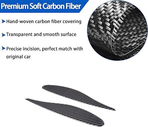 Miniatura 3 de Cubierta de ventilación de fibra de carbono real para Toyot Supra GR A90 A91 MK5 2019-2022, cubierta de salida de ventilación lateral para faros