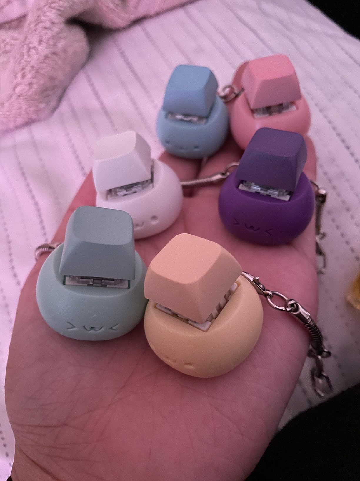 ​ 6pcs Keyboard Keychain photo review