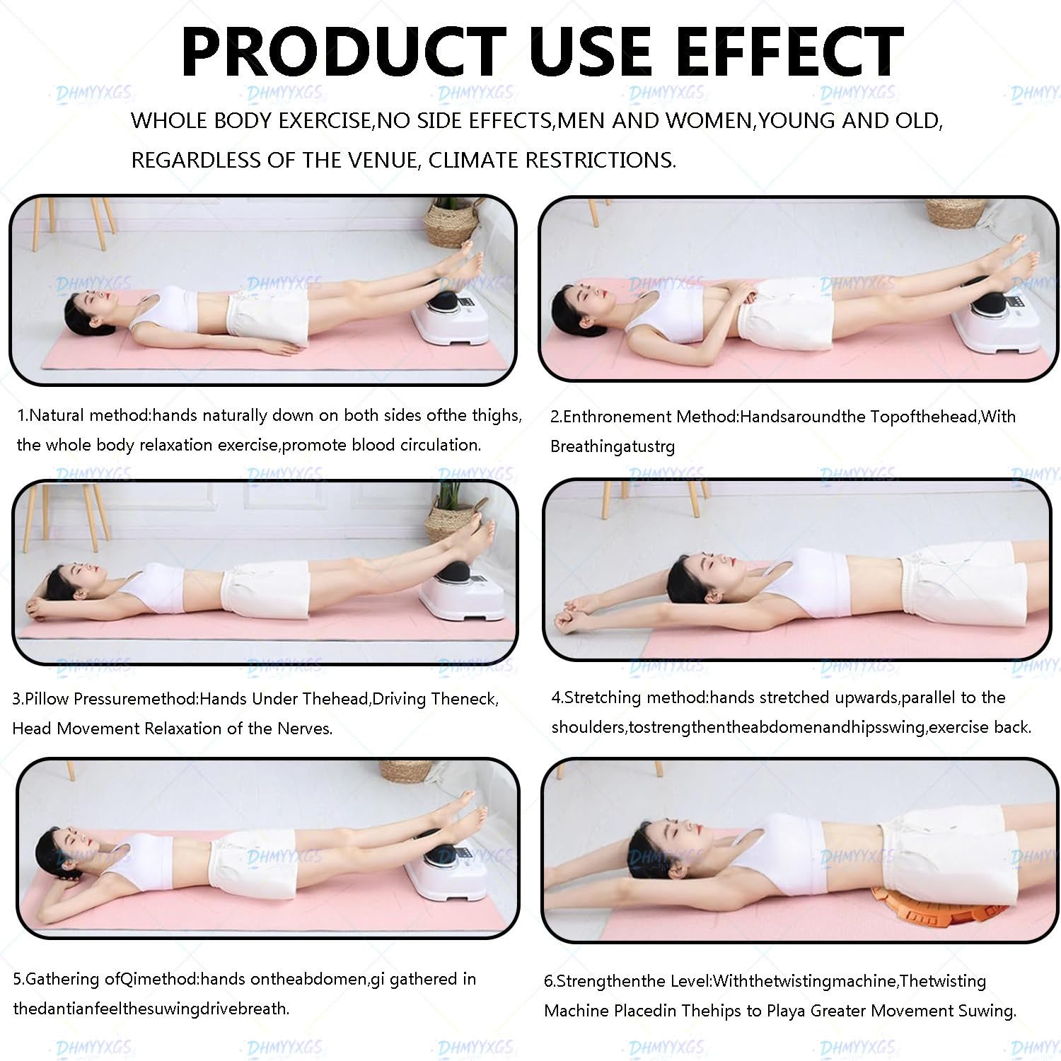 Fitness Chi Swing Machine - Ejercitador Aeróbico Pasivo,con Control por Cable for Ejercicios Aeróbicos Pasivos Piernas,Ejercitador Eléctrico Chi Y Masajeador Fisioterapia Pies